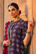 Charizma | Festive Pret | CMA-4-066 M Plum Raw Silk