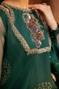 Charizma | Festive Pret | CMA-5-129 L Bottle Green Organza
