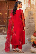 Charizma | Festive Pret | CMA-4-090 M Red Organza