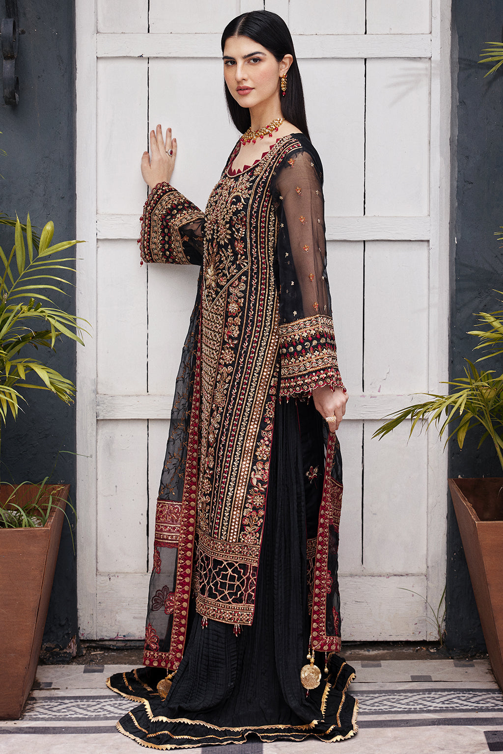 Emaan Adeel | Nawabzadi Wedding Dresses | NW-03 - Pakistani Designer Dress - by Emaan Adeel | Type: Bridal - 100% Original at Saira Sultan