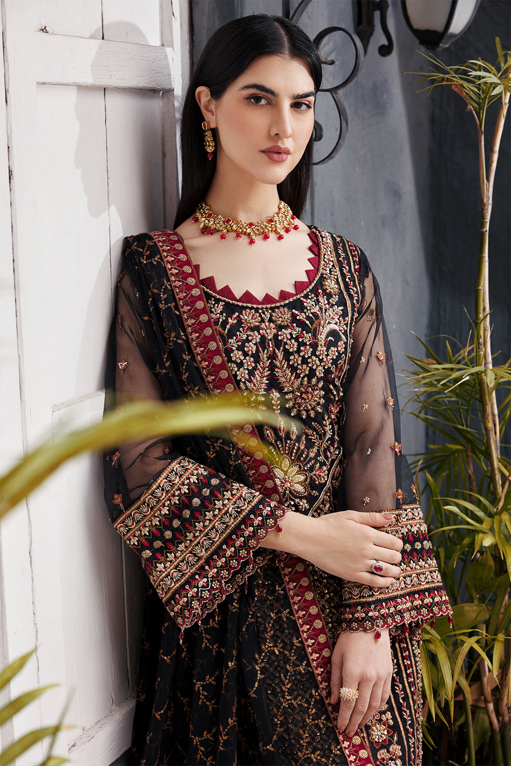 Emaan Adeel | Nawabzadi Wedding Dresses | NW-03 - Pakistani Designer Dress - by Emaan Adeel | Type: Bridal - 100% Original at Saira Sultan