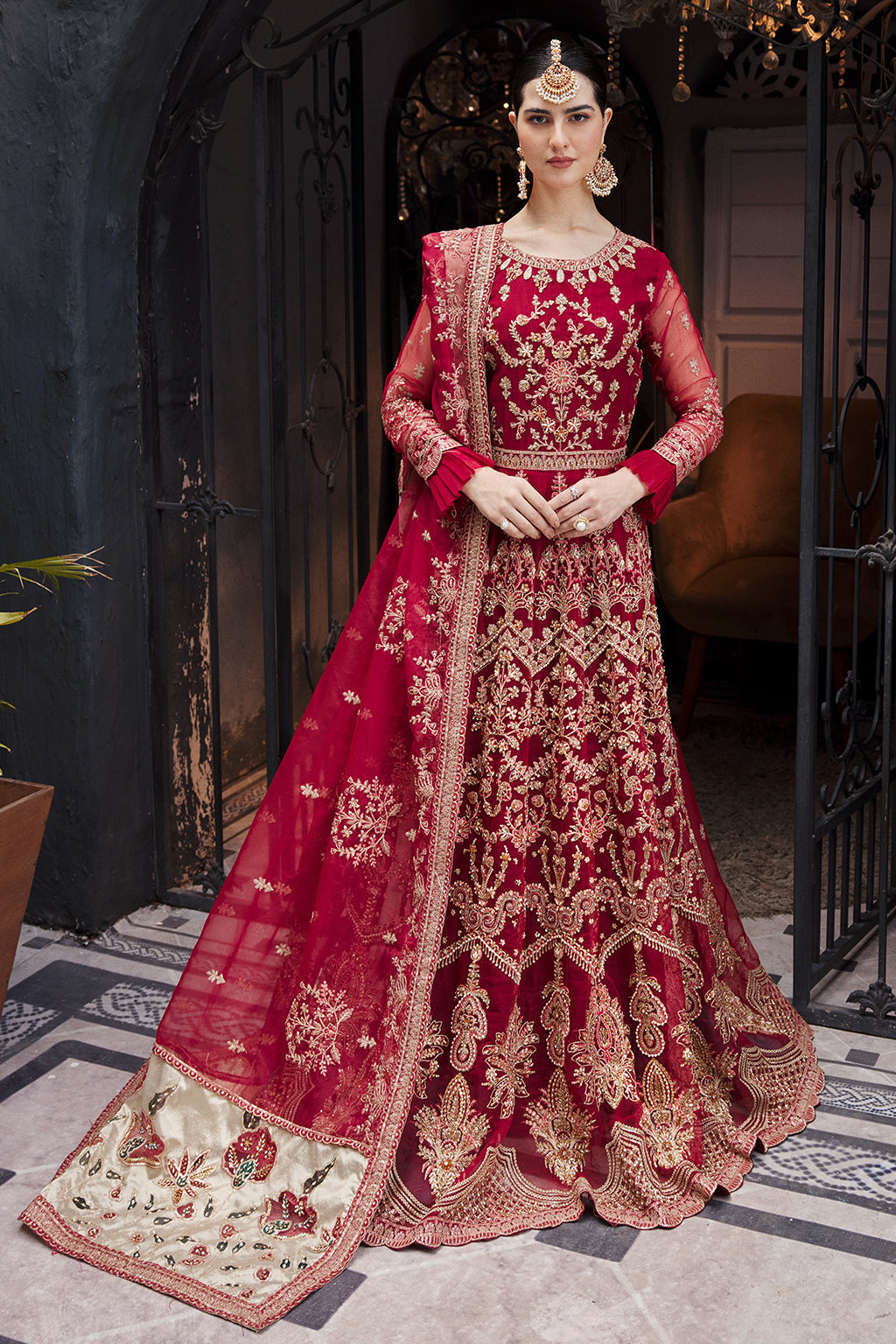 Emaan Adeel | Nawabzadi Wedding Dresses | NW-01 - Pakistani Designer Dress - by Emaan Adeel | Type: Bridal - 100% Original at Saira Sultan