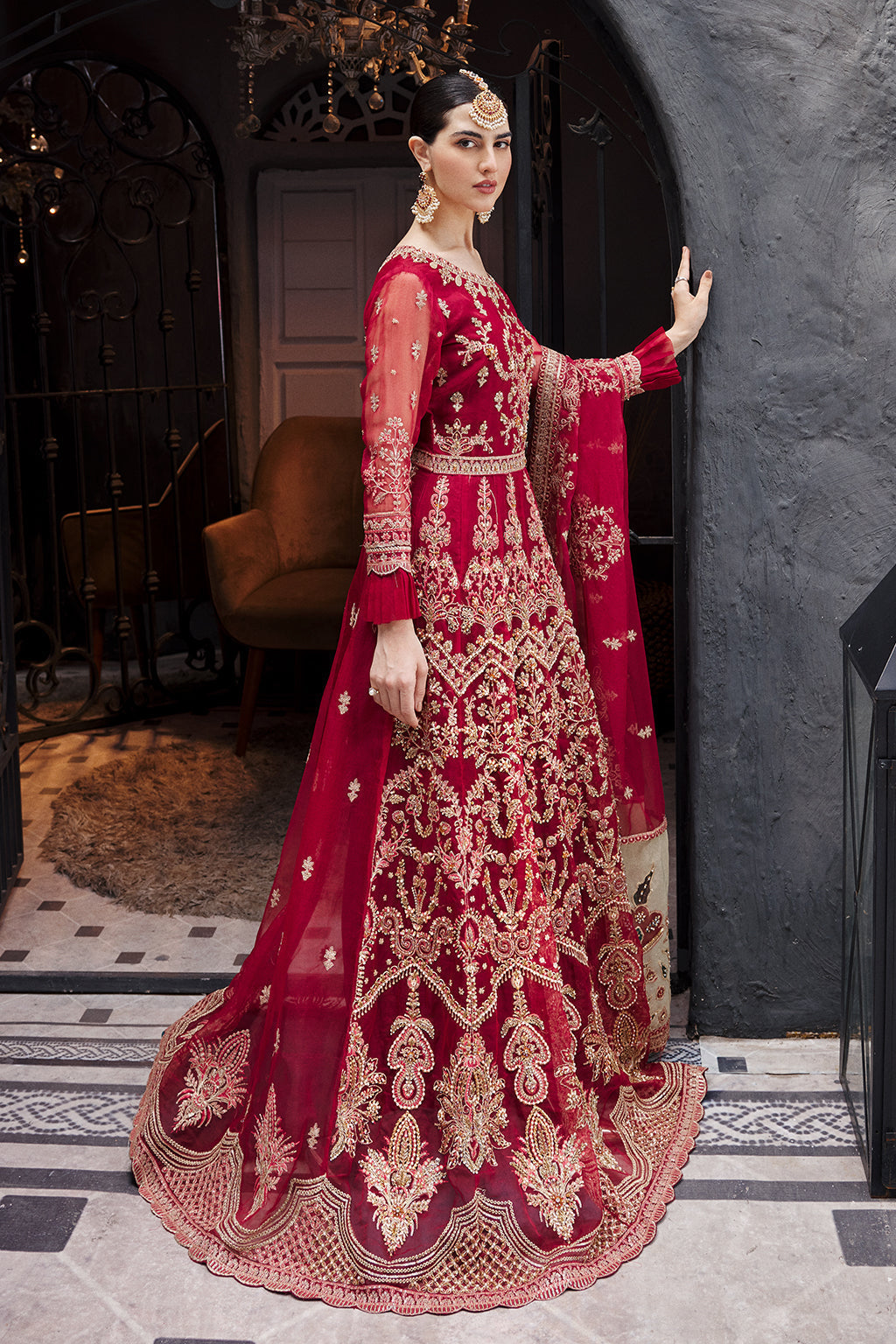 Emaan Adeel | Nawabzadi Wedding Dresses | NW-01 - Pakistani Designer Dress - by Emaan Adeel | Type: Bridal - 100% Original at Saira Sultan