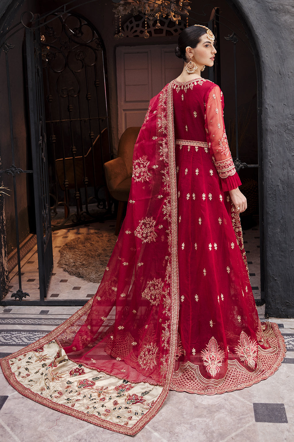 Emaan Adeel | Nawabzadi Wedding Dresses | NW-01 - Pakistani Designer Dress - by Emaan Adeel | Type: Bridal - 100% Original at Saira Sultan