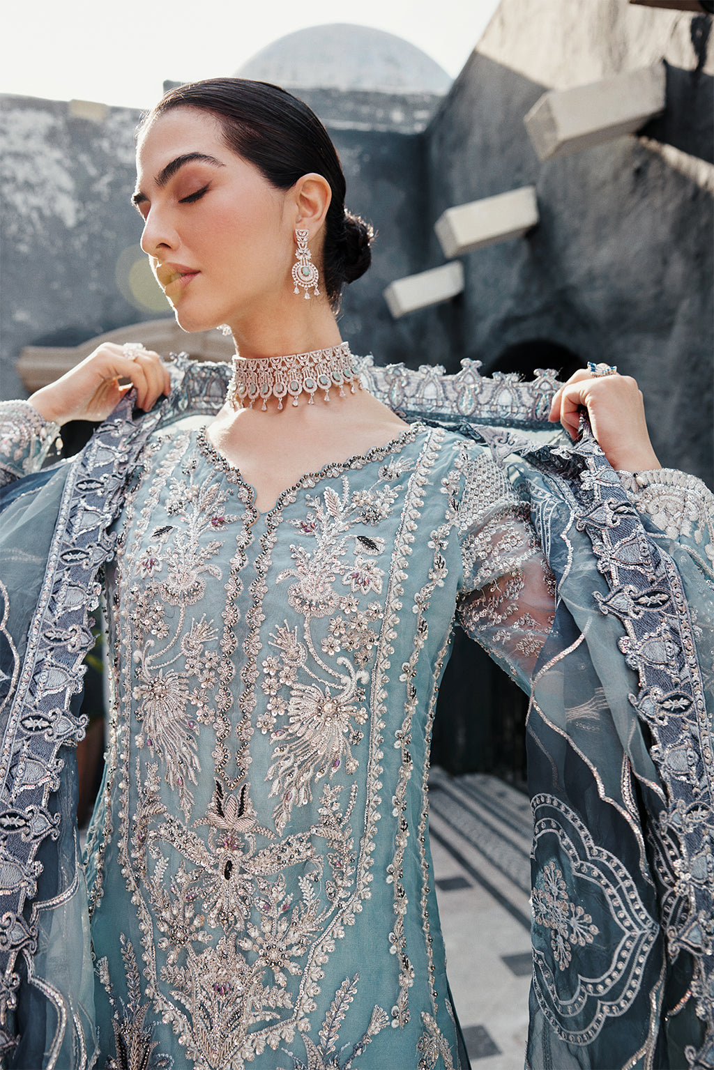 Emaan Adeel | Nawabzadi Wedding Dresses | NW-02 - Pakistani Designer Dress - by Emaan Adeel | Type: Bridal - 100% Original at Saira Sultan