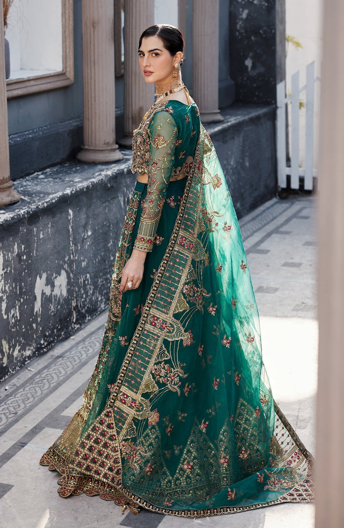 Emaan Adeel | Nawabzadi Wedding Dresses | LALEENA - Pakistani Designer Dress - by Emaan Adeel | Type: Bridal - 100% Original at Saira Sultan