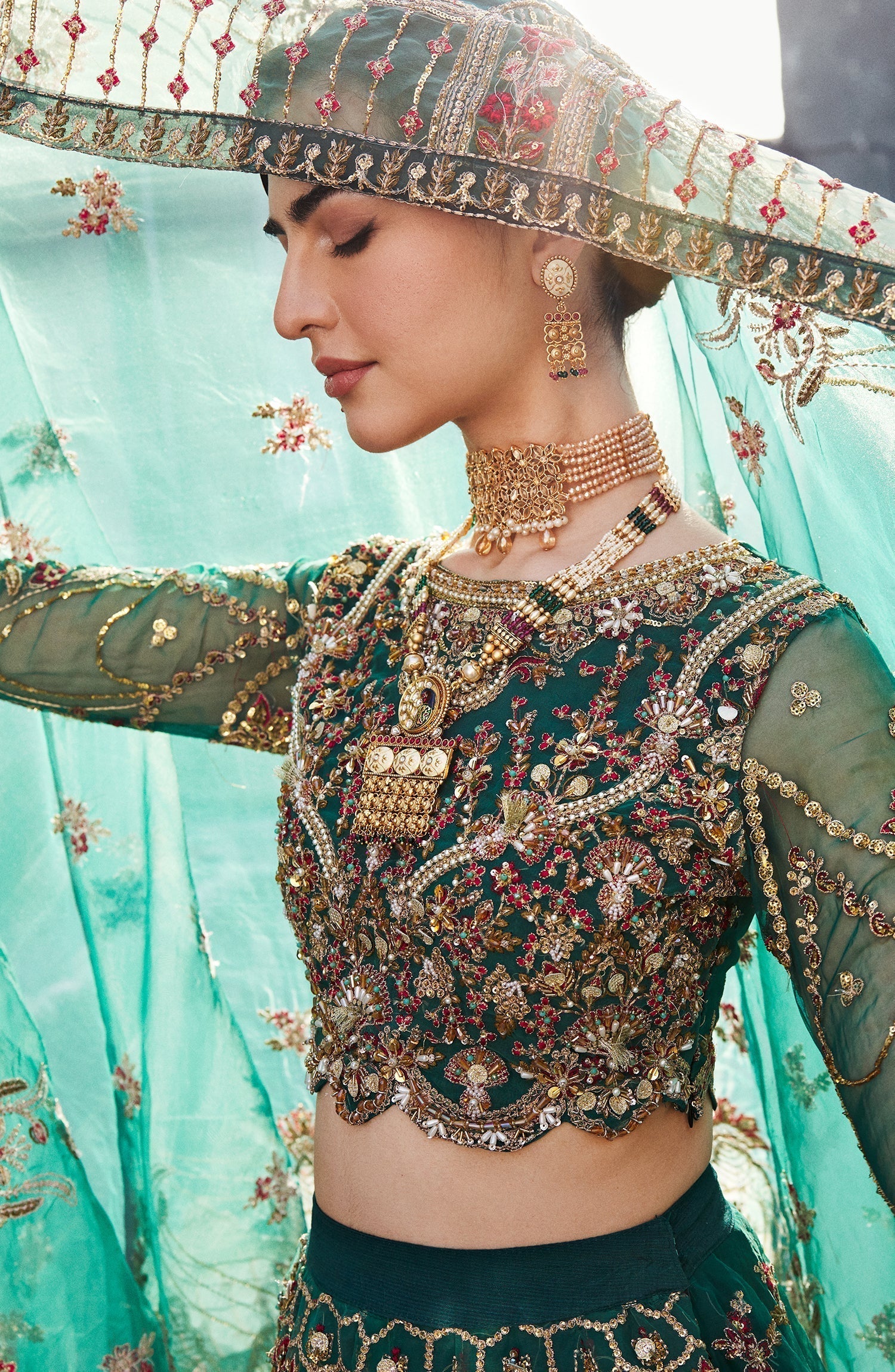 Emaan Adeel | Nawabzadi Wedding Dresses | LALEENA - Pakistani Designer Dress - by Emaan Adeel | Type: Bridal - 100% Original at Saira Sultan