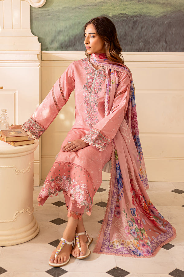 Farasha | Seraya Lawn 24 | FLORA -  Farasha Luxury -  Saira Sultan