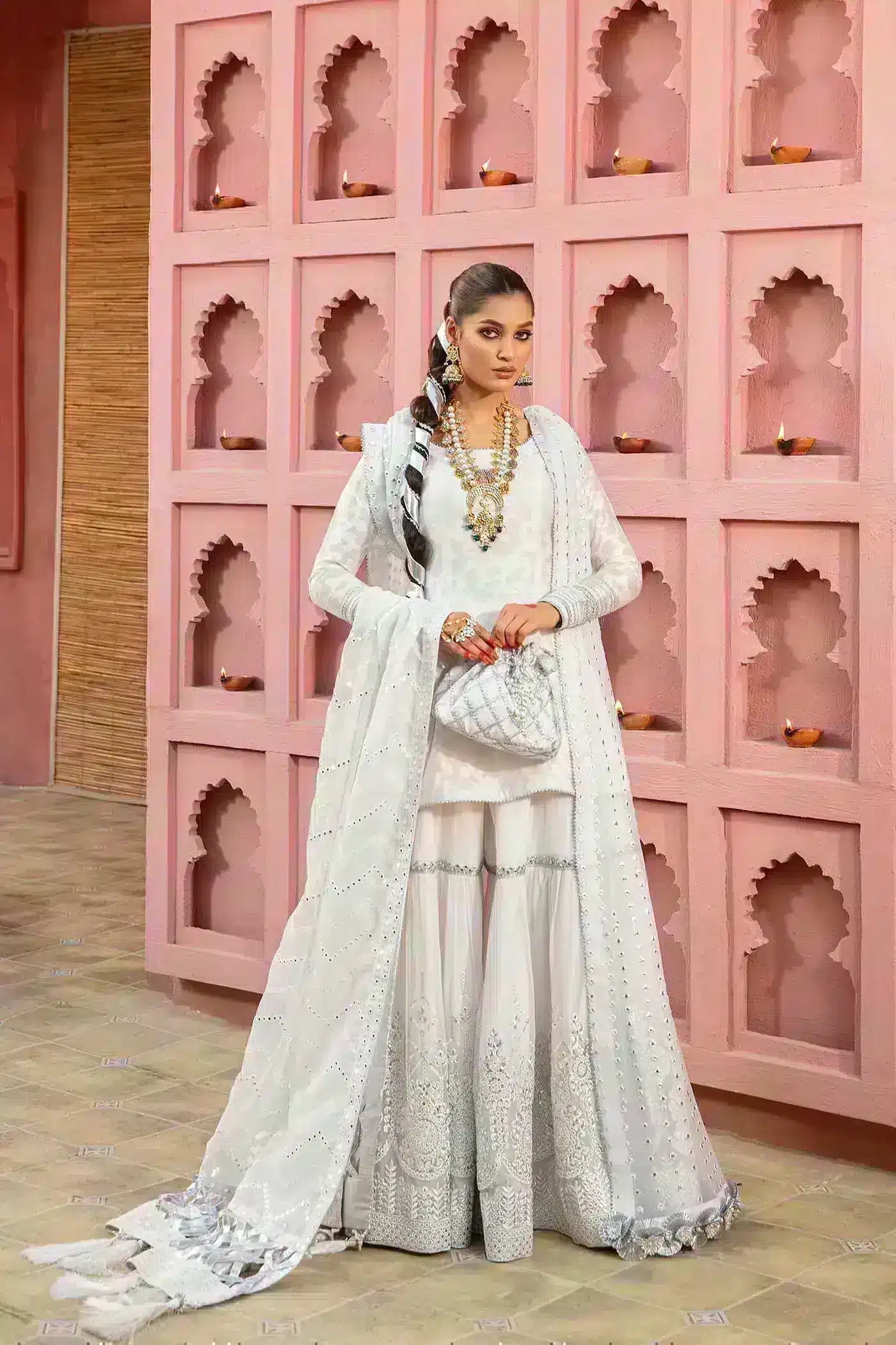 Nilofer Shahid | Nur e Subh Formals | Chandni - Pakistani Designer Dress - by Nilofer Shahid | Type: Formal - 100% Original at Saira Sultan