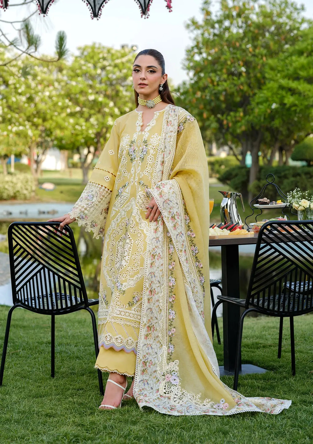 Elaf Premium | Luxury Lawn 25 | ELH-4A DANDELION Default Title
