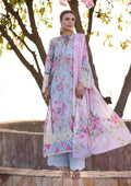 Elaf Premium | Prints Chikankari 24 | 04A OCEAN BLOSSOMS - Pakistani Designer Dress - by Elaf Premium | Type: Luxury - 100% Original at Saira Sultan