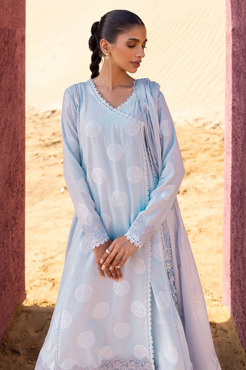 Cross Stitch | Eid Lawn 24 | CRYSTAL GLARE - Pakistani Designer Dress - by Cross Stitch | Type: Luxury - 100% Original at Saira Sultan
