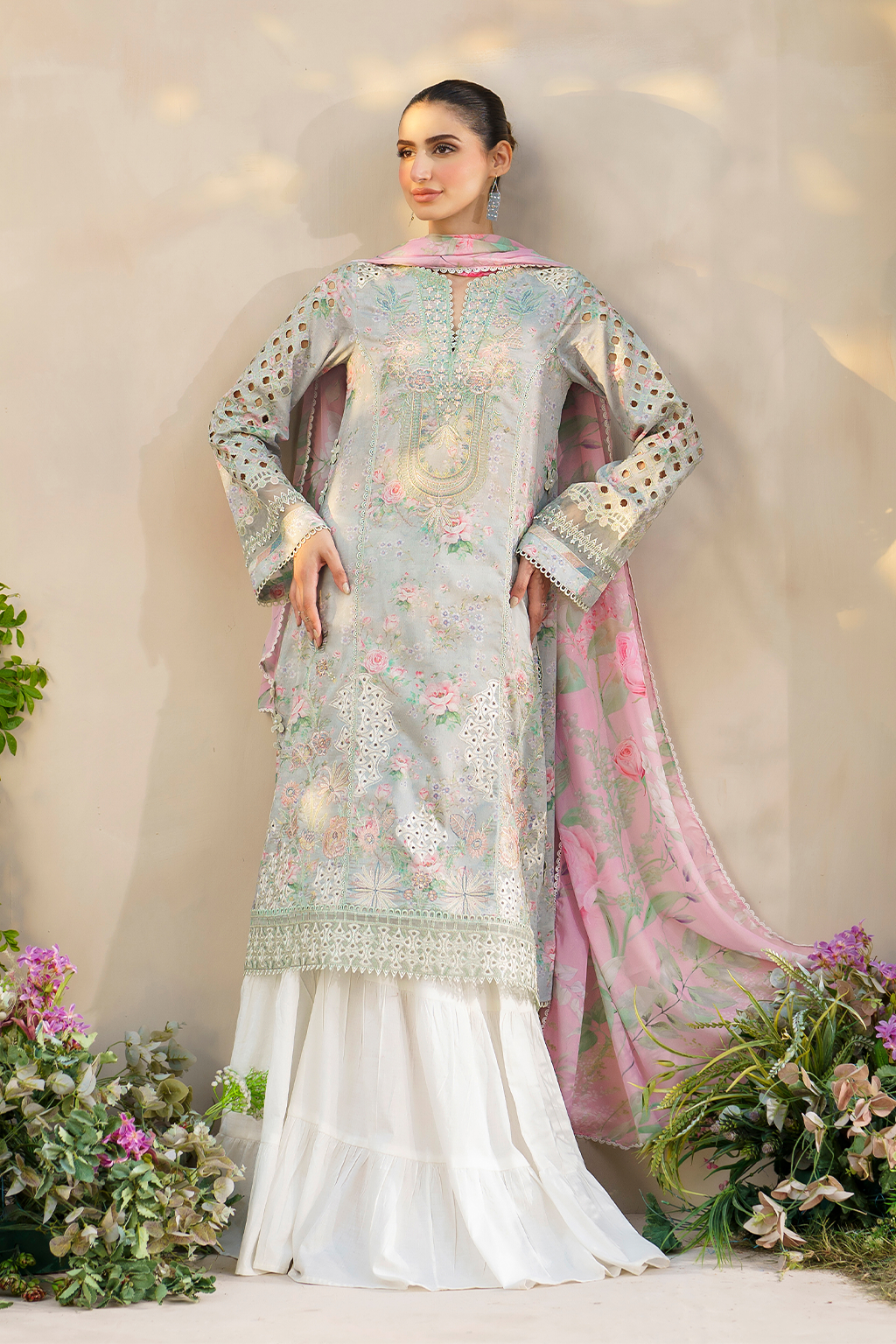 Iznik | Festive lawn 24 | SFL-07 -  Iznik Luxury -  Saira Sultan
