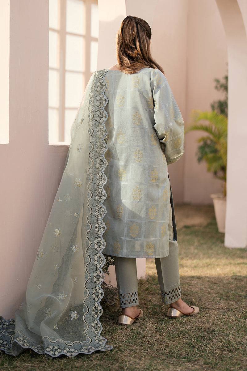 Baroque | Luxury Pret 24 | JACQUARD LAWN UF-603 - Pakistani Designer Dress - by Baroque | Type: Luxury - 100% Original at Saira Sultan