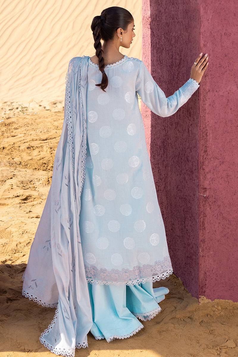 Cross Stitch | Eid Lawn 24 | CRYSTAL GLARE - Pakistani Designer Dress - by Cross Stitch | Type: Luxury - 100% Original at Saira Sultan