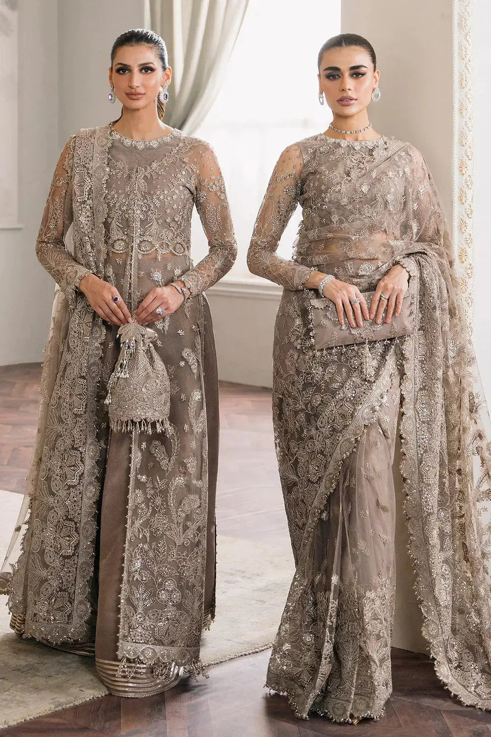 Baroque | Chantelle Embroidered Collection | CH12-06 - Pakistani Designer Dress - by Baroque | Type: Bridal - 100% Original at Saira Sultan