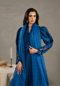Zarqash | Silk Edit | ZQS 016 CARINA M Electric Blue Raw Silk