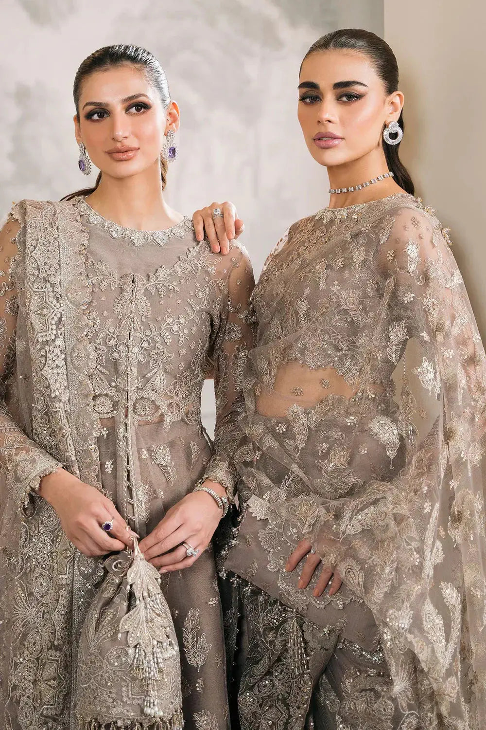 Baroque | Chantelle Embroidered Collection | CH12-06 - Pakistani Designer Dress - by Baroque | Type: Bridal - 100% Original at Saira Sultan