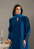 Zarqash | Silk Edit | ZQS 016 CARINA XL Electric Blue Raw Silk