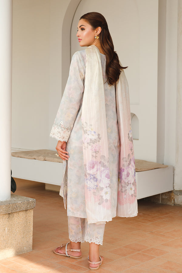 Baroque | Luxury Pret 24 | LAWN UF-657 - Pakistani Designer Dress - by Baroque | Type: Luxury - 100% Original at Saira Sultan