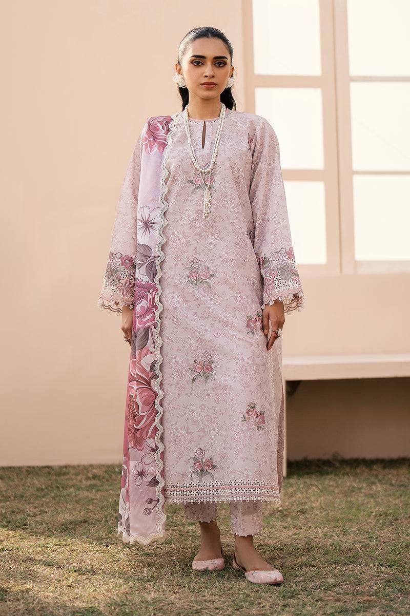 Baroque | Luxury Pret 24 | LAWN UF-604 - Pakistani Designer Dress - by Baroque | Type: Luxury - 100% Original at Saira Sultan