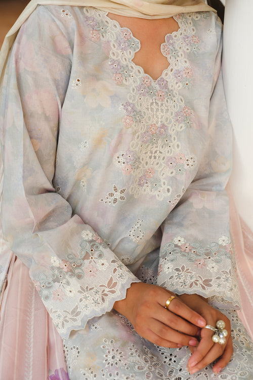 Baroque | Luxury Pret 24 | LAWN UF-657 - Pakistani Designer Dress - by Baroque | Type: Luxury - 100% Original at Saira Sultan