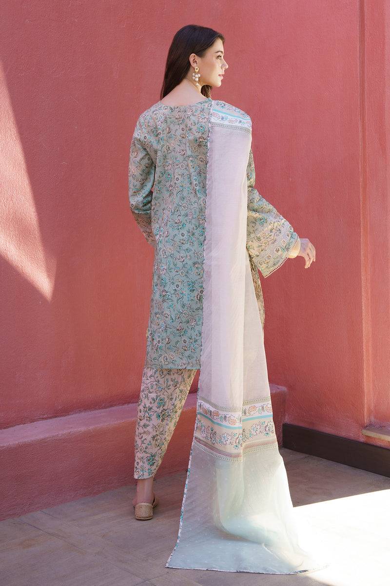 Baroque | Luxury Pret 24 | LAWN UF-576 - Pakistani Designer Dress - by Baroque | Type: Luxury - 100% Original at Saira Sultan