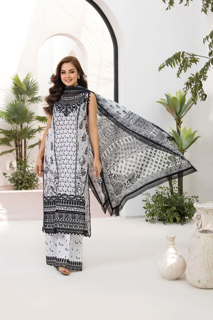 Sobia Nazir | Vital Lawn 25 | 10A XL Off White Lawn