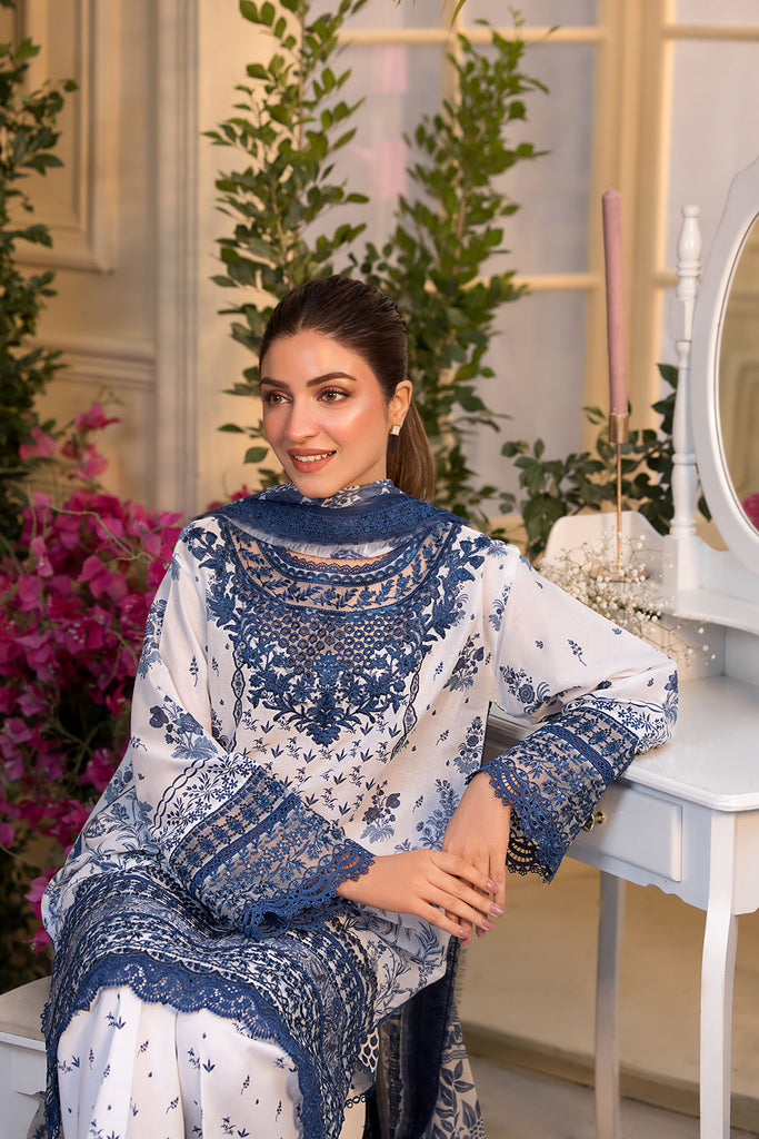Sobia Nazir | Vital Lawn 25 | 10B M White Lawn
