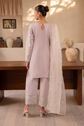 Emaan Adeel | Noore Festive Formals | YALINA S Off White Raw Silk
