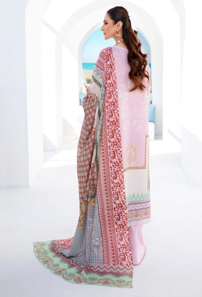Humdum | Saira Bano Lawn 24 | D08 -  HumDum Casuals -  Saira Sultan