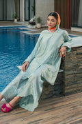 Fahad Hussayn | Lawn Banger | Aqua Babe - Pakistani Designer Dress - by Erum Khan | Type: Ladies Clothes - 100% Original at Saira Sultan