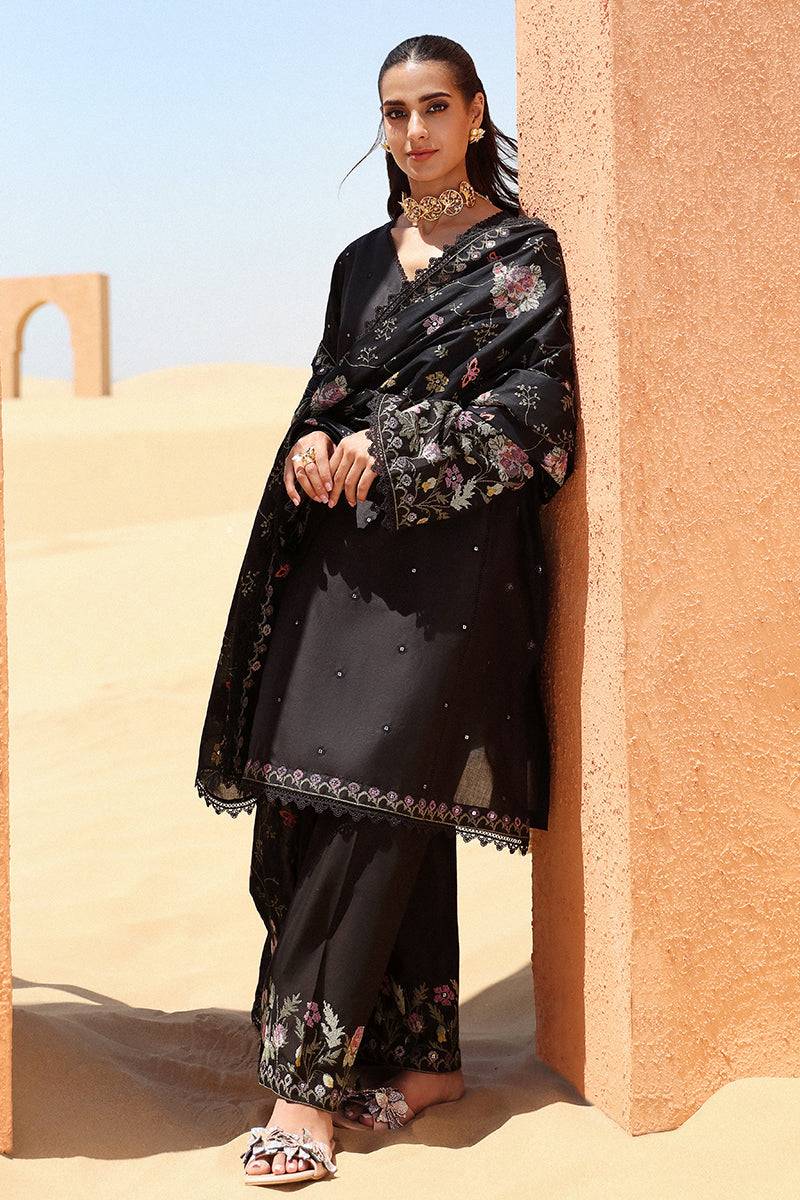 Cross Stitch | Eid Lawn 24 | DEEP SHADOW - Pakistani Designer Dress - by Cross Stitch | Type: Luxury - 100% Original at Saira Sultan