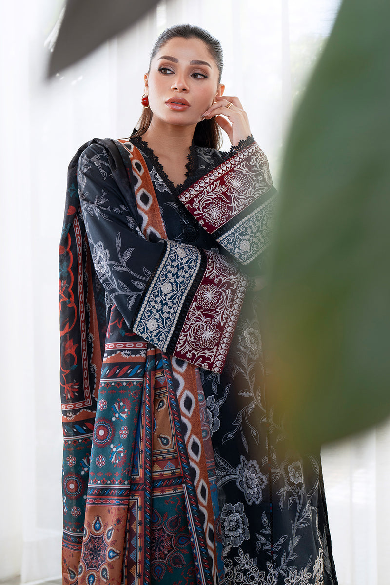 Baroque | Luxury Pret 25 | UF-4078 L Midnight Blue Lawn