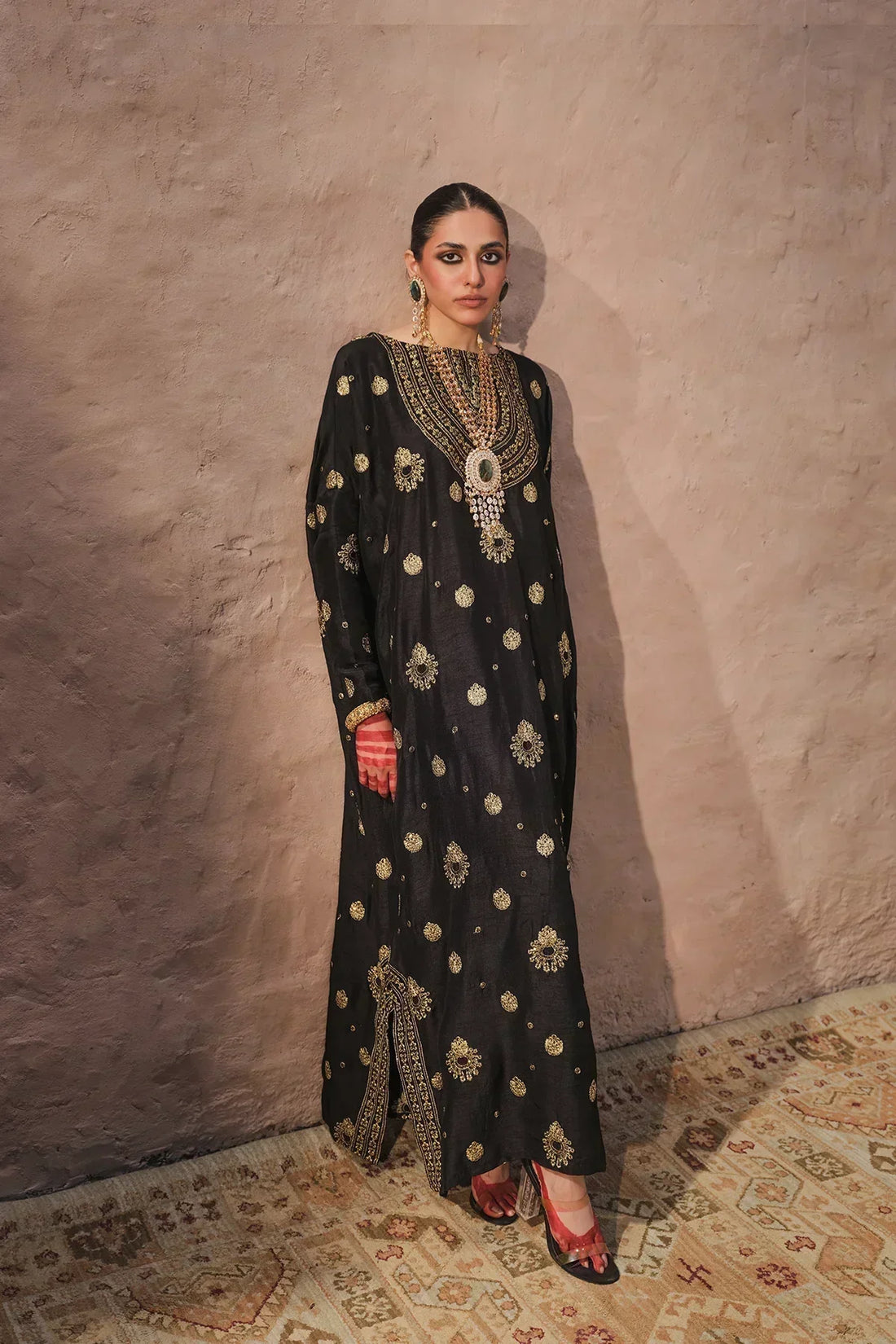 Erum Khan | Shab Siyah 23 | Chandni - Pakistani Designer Dress - by Erum Khan | Type: Formal - 100% Original at Saira Sultan