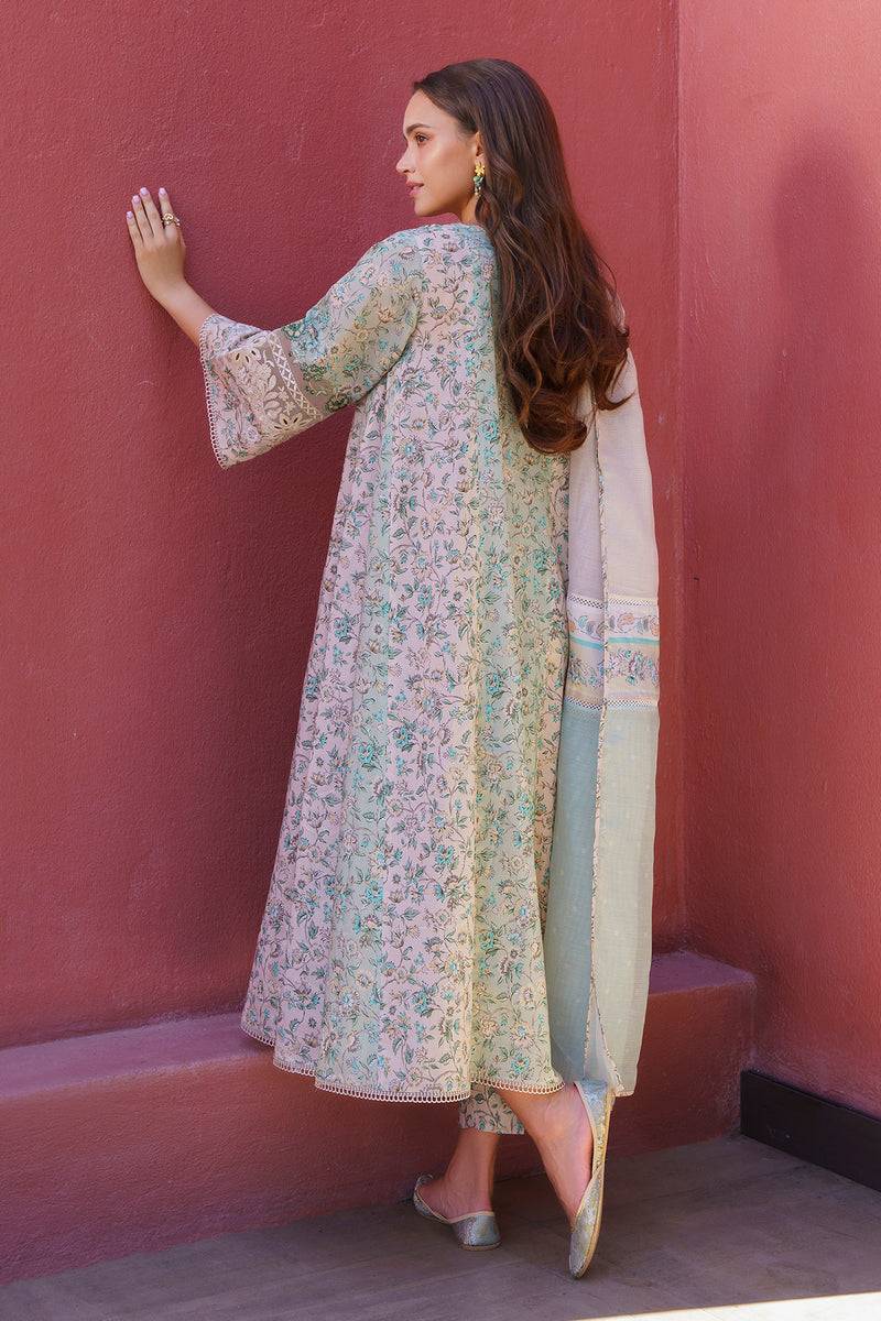 Baroque | Luxury Pret 24 | LAWN UF-577 - Pakistani Designer Dress - by Baroque | Type: Luxury - 100% Original at Saira Sultan
