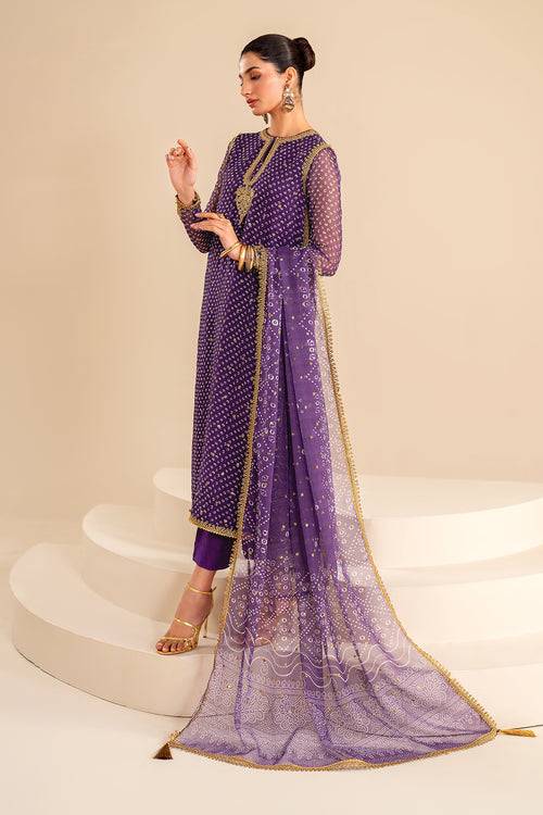 Baroque | Luxury Pret 24 | CHIFFON UF-625 - Pakistani Designer Dress - by Baroque | Type: Luxury - 100% Original at Saira Sultan