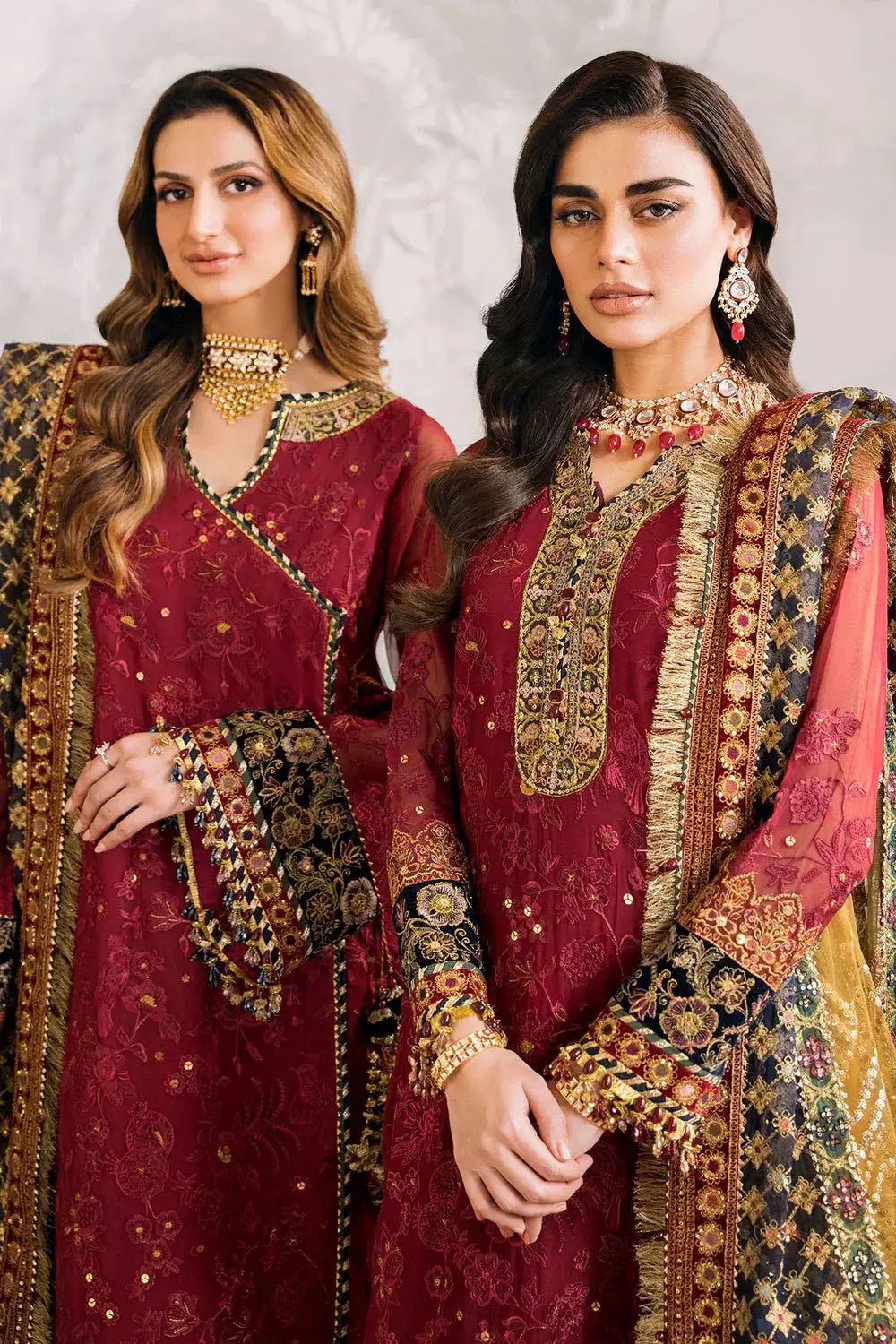 Baroque | Chantelle Embroidered Collection | CH12-07 - Pakistani Designer Dress - by Baroque | Type: Bridal - 100% Original at Saira Sultan