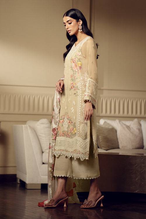 Baroque | Luxury Pret 24 | CHIFFON UF-513 - Pakistani Designer Dress - by Baroque | Type: Luxury - 100% Original at Saira Sultan