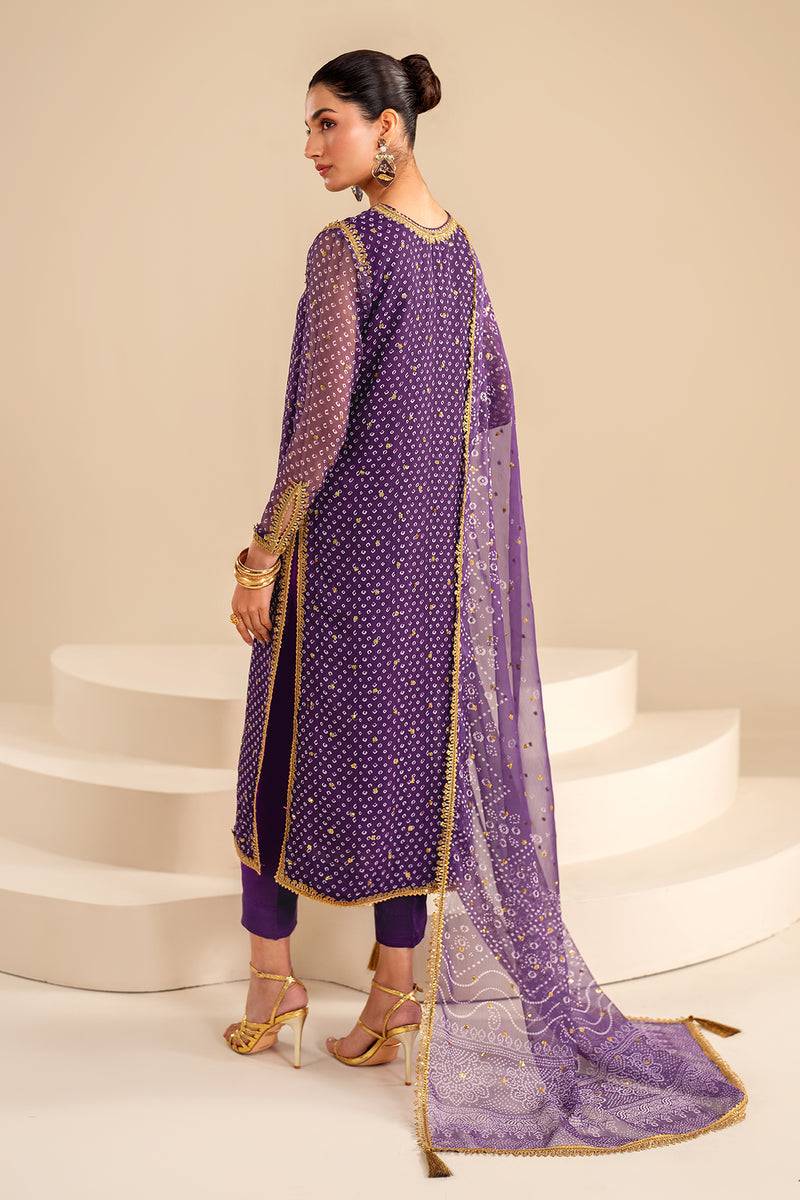 Baroque | Luxury Pret 24 | CHIFFON UF-625 - Pakistani Designer Dress - by Baroque | Type: Luxury - 100% Original at Saira Sultan