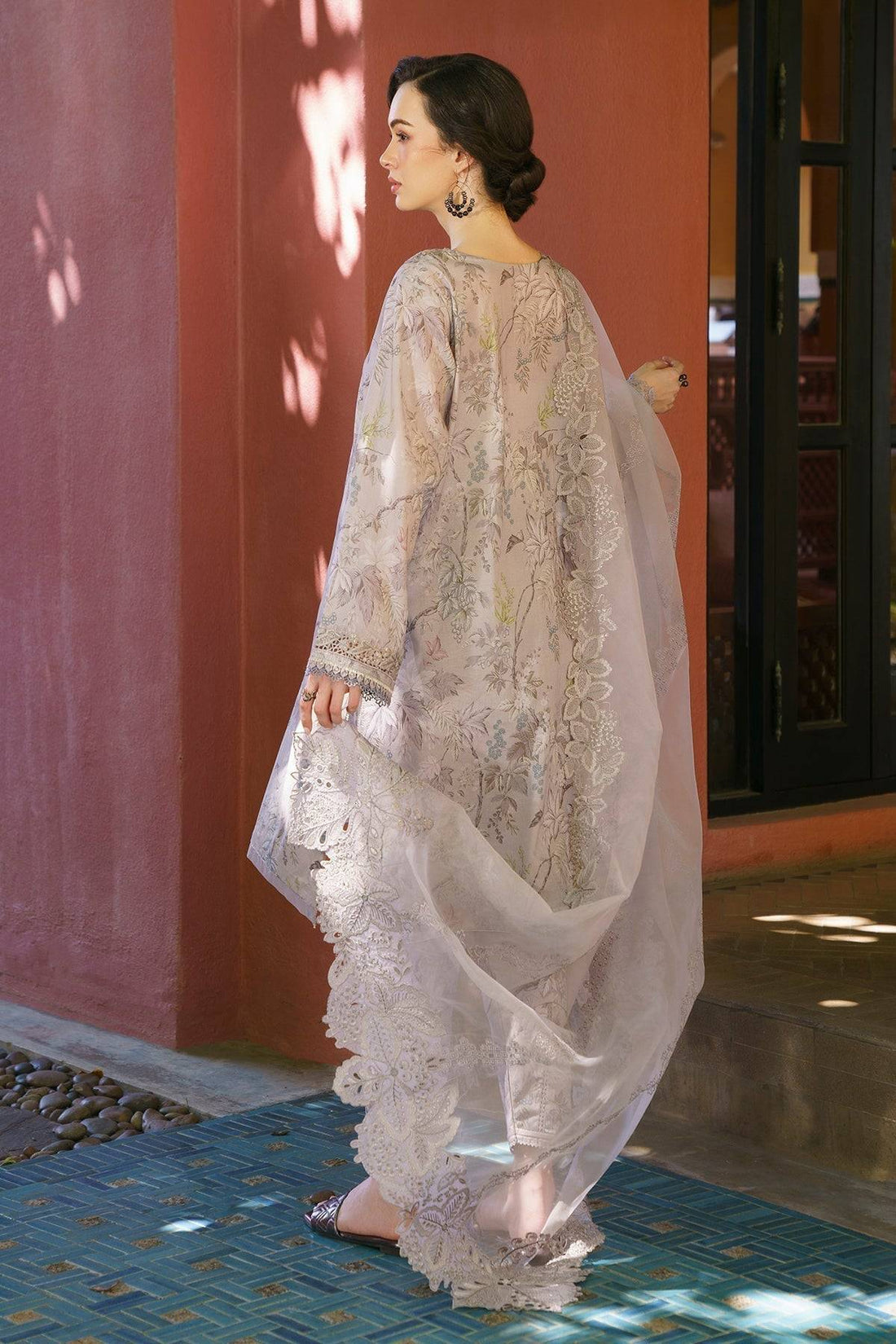 Baroque | Lawn Collection 24 | UF-578 - Pakistani Designer Dress - by Baroque | Type: Luxury - 100% Original at Saira Sultan