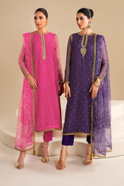 Baroque | Luxury Pret 24 | CHIFFON UF-626 - Pakistani Designer Dress - by Baroque | Type: Luxury - 100% Original at Saira Sultan