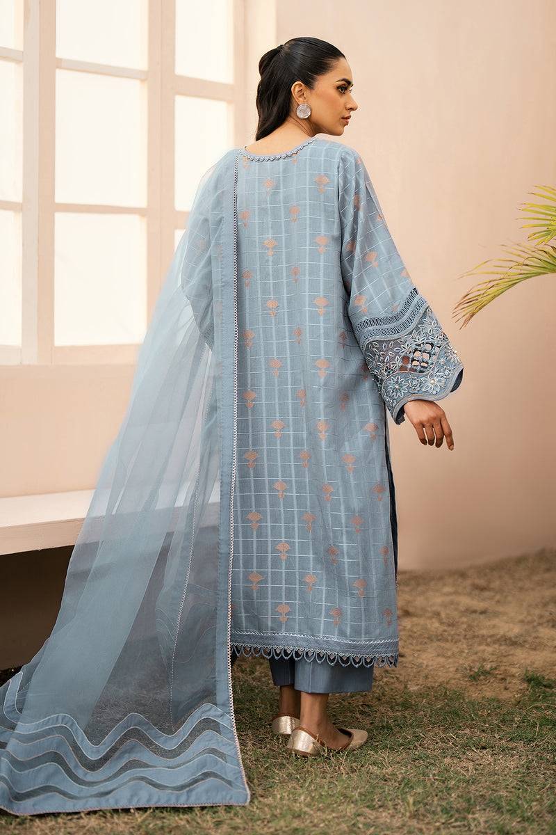 Baroque | Luxury Pret 24 | JACQUARD LAWN UF-606 - Pakistani Designer Dress - by Baroque | Type: Luxury - 100% Original at Saira Sultan