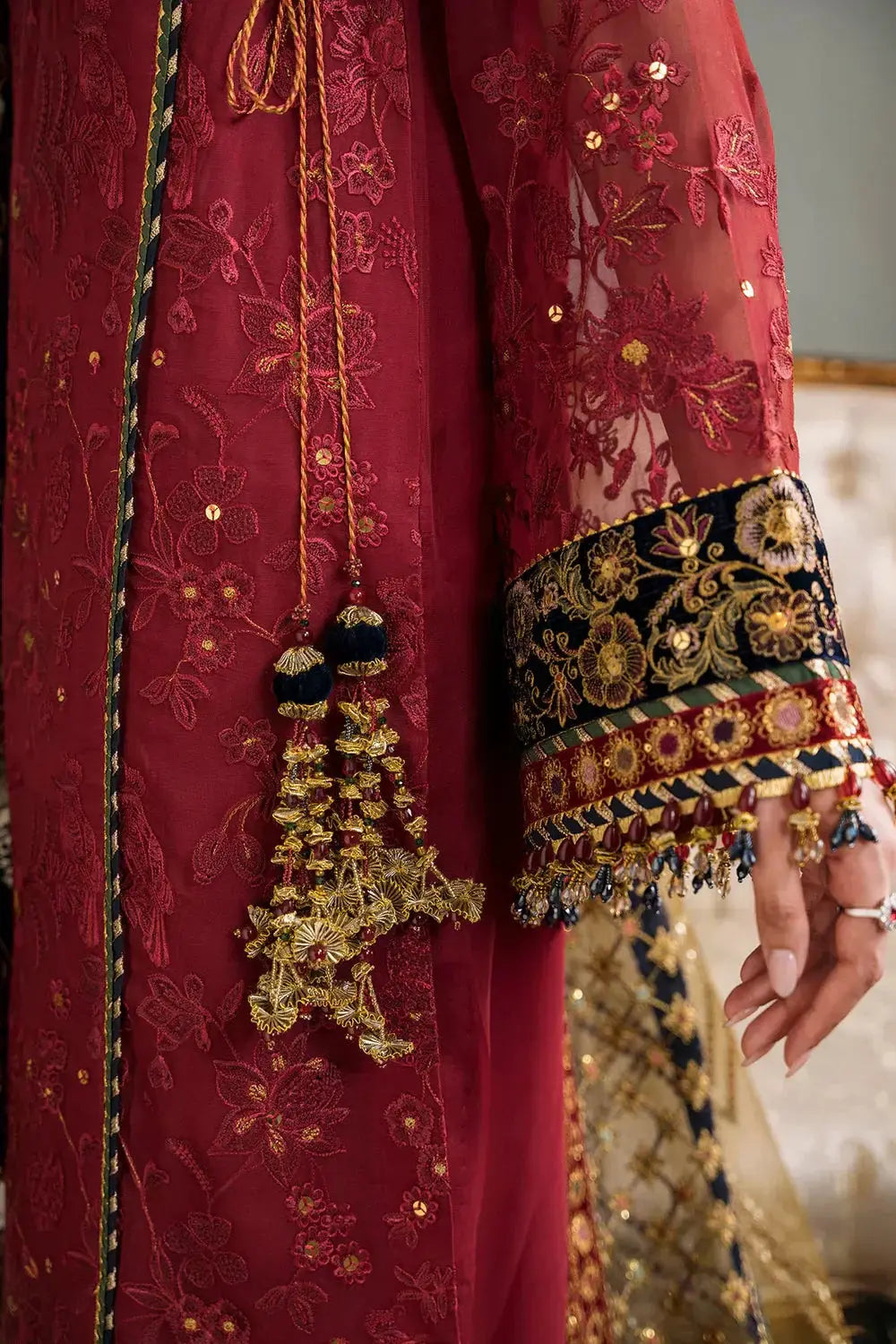 Baroque | Chantelle Embroidered Collection | CH12-07 - Pakistani Designer Dress - by Baroque | Type: Bridal - 100% Original at Saira Sultan
