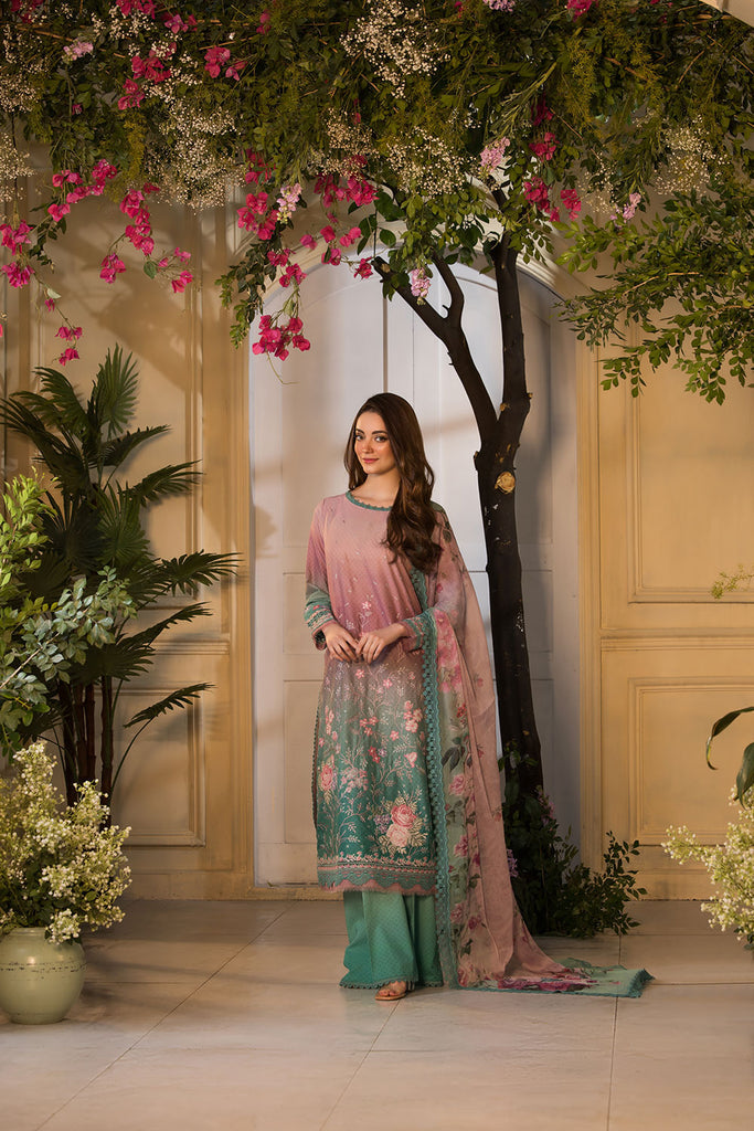 Sobia Nazir | Vital Lawn 25 | 11A XS Brownish Pink Lawn