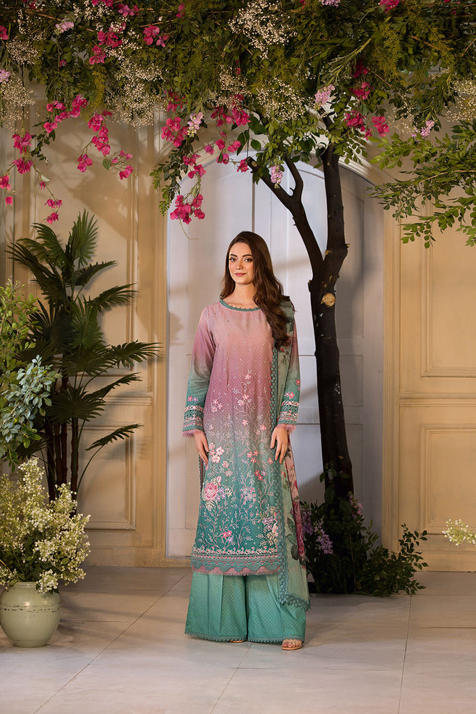 Sobia Nazir | Vital Lawn 25 | 11A L Brownish Pink Lawn