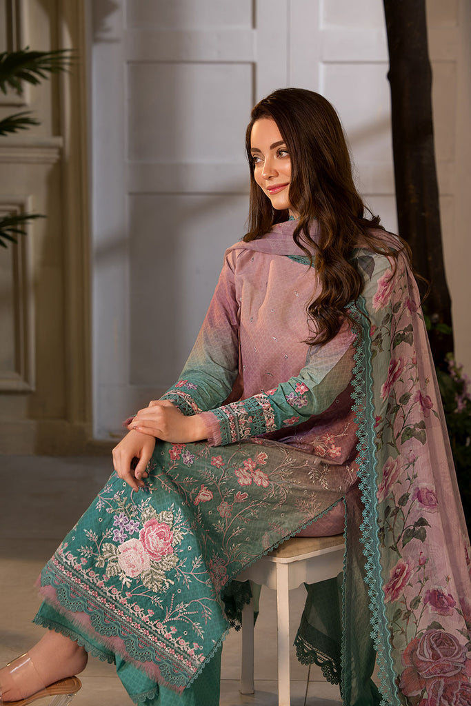 Sobia Nazir | Vital Lawn 25 | 11A S Brownish Pink Lawn