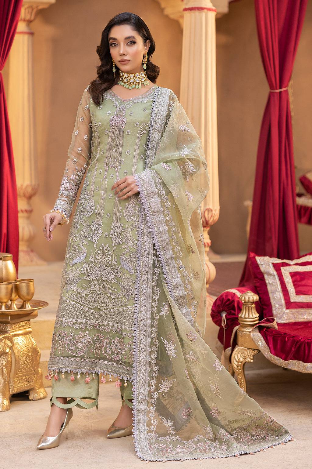 Neeshay | Dastgah Festive Formals | RANG-E-BAHAR - Pakistani Designer Dress - by Neeshay | Type: Formal - 100% Original at Saira Sultan