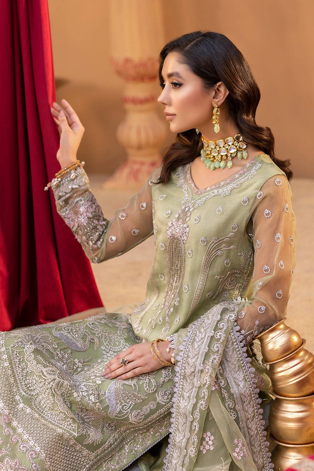 Neeshay | Dastgah Festive Formals | RANG-E-BAHAR - Pakistani Designer Dress - by Neeshay | Type: Formal - 100% Original at Saira Sultan