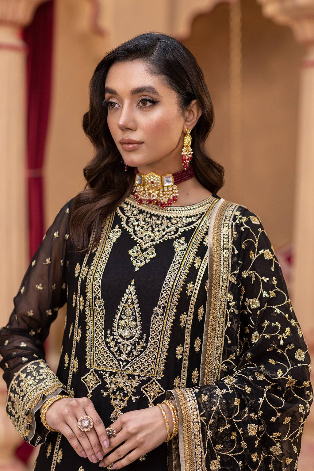 Neeshay | Dastgah Festive Formals | LEILA - Pakistani Designer Dress - by Neeshay | Type: Formal - 100% Original at Saira Sultan